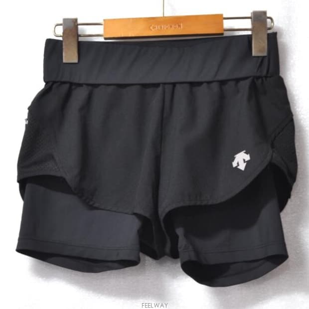 데상트/여성우븐투웨이레깅스숏팬츠(허리26)