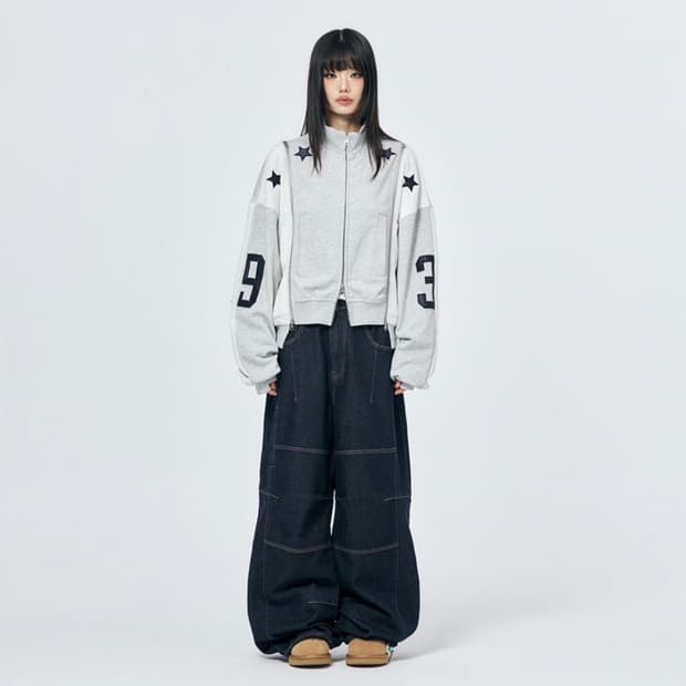 스키즘인듀싱 ASSEMBLY TRACK TOP GREY