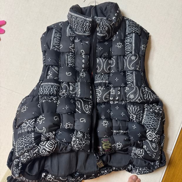 캐피탈 위빙 베스트 반다나 네이비 