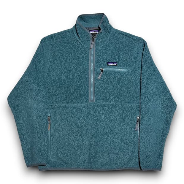 Patagonia 레트로 파일 반집업 플리스