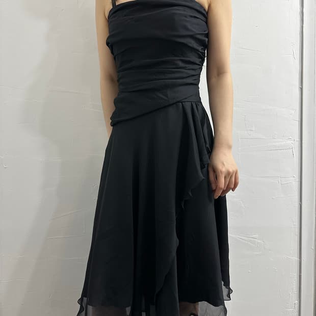 emotional dresses shirring tubetop dress