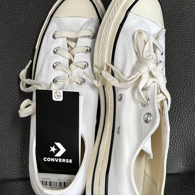 컨버스 척 70 로우 빈티지 화이트