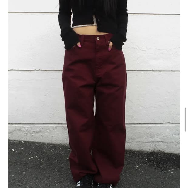 워넷 back line cotton pants S