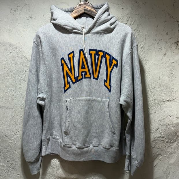 MVP Sport 리버스위브 네이비 프린팅 후디 스웻