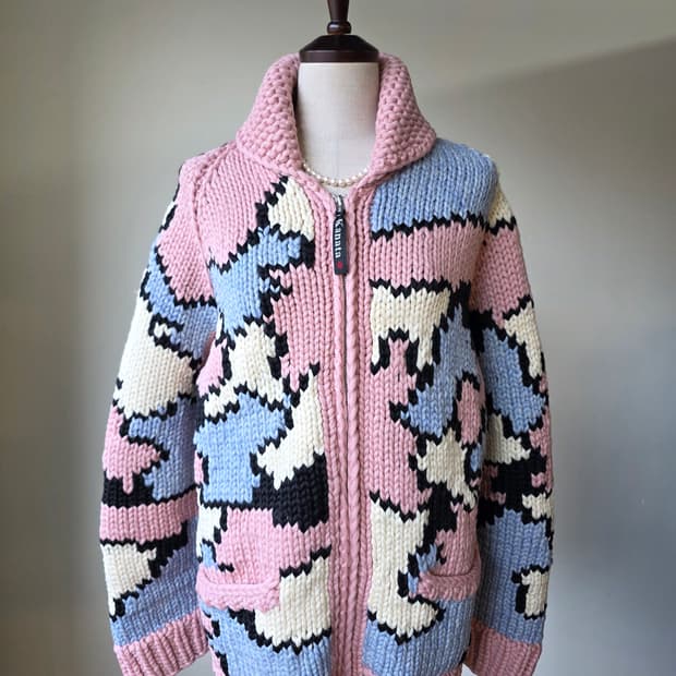 캐나다 Kanata 핑크 카모플라쥬 코위찬