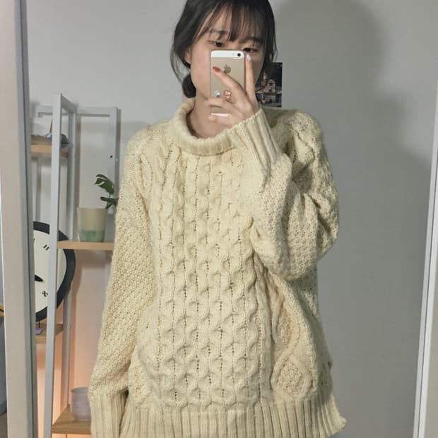 버터스카치 니트
