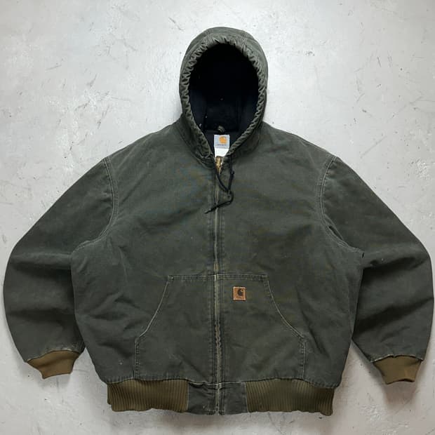 00's OG 칼하트 J130 액티브 자켓 구버전 칼하트 MOS 모스그린