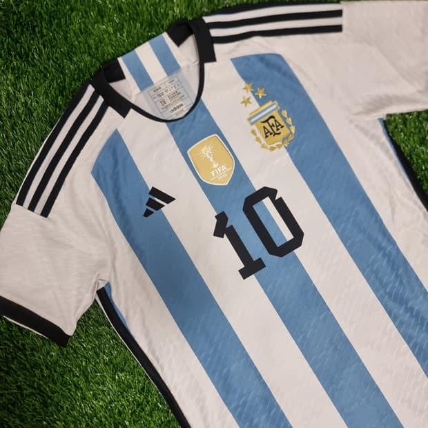 22-24시즌 아르헨티나 홈 어센틱 유니폼 #10 메시