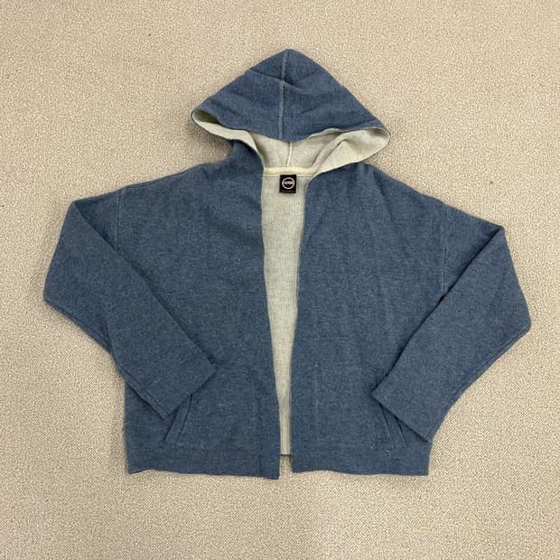 S 콜마 여성 오버핏 니트 후드 가디건 0128M