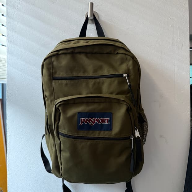 JANSPORT 빅스튜던트 백팩 아미그린 os