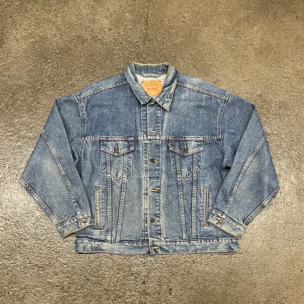 80s USA Levis 데님 트러커 자켓 (110)