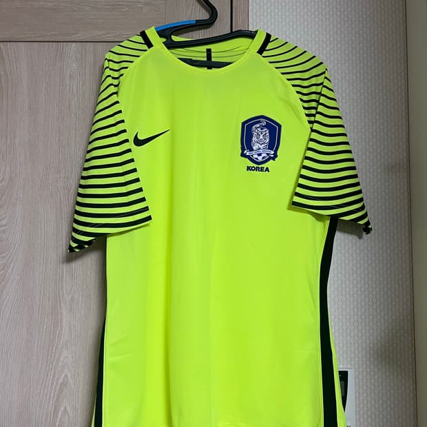 나이키 대한민국 국가대표 골키퍼 GK 트레이닝 축구 선수 지급용 유니폼
