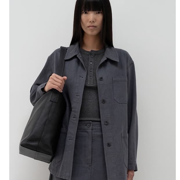 (구해요)lfm cotton work jacket blue