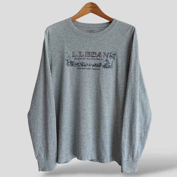 (L)L.L.bean 엘엘빈 긴팔티셔츠