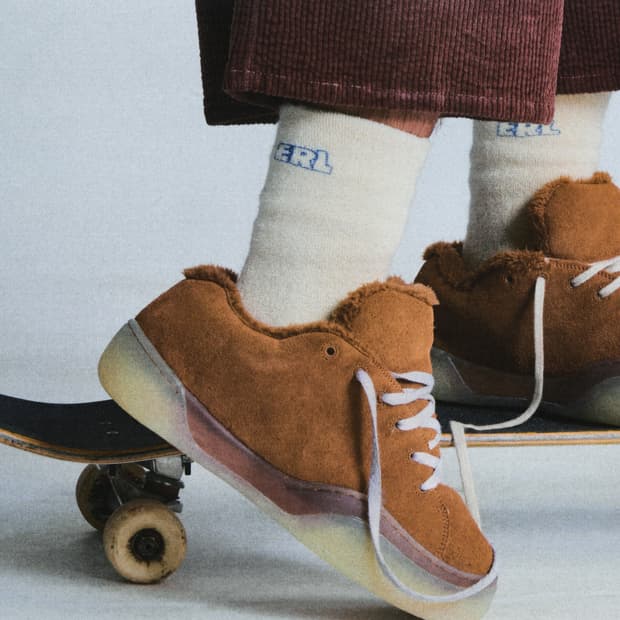 ERL vamp 스케이트 스니커즈 og 브라운 