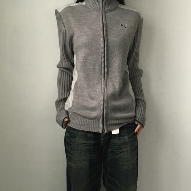 Puma knit zip up