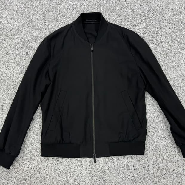 COS 코튼 봄버 블루종자켓