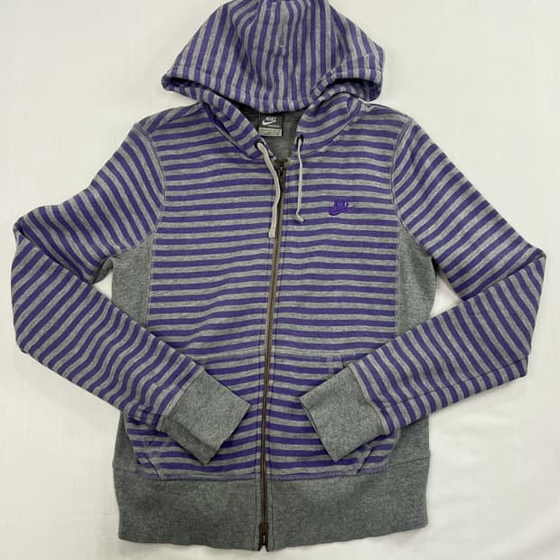 나이키 스트라이프 여성 후드집업