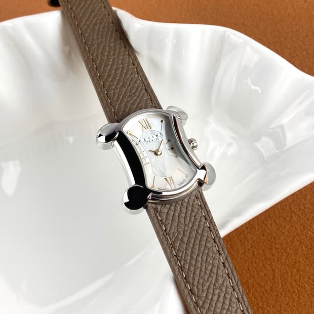 CELINE macadam gold shell watch