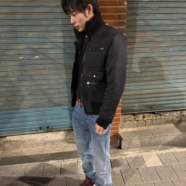 돌체앤가바나 07aw 멀티지퍼 유틸리티 자켓