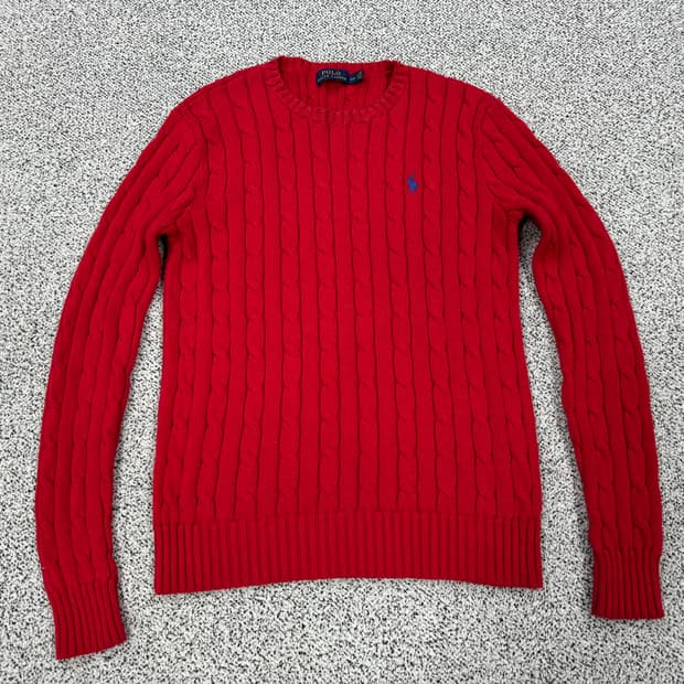 폴로 랄프로렌 꽈배기니트