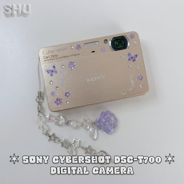 소니 SONY 사이버샷 DSC-T700 빈티지 디카 디지털카메라 골드