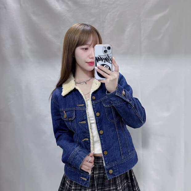 Lee 90’s JAPAN STORM RIDER 양털 데님 자켓