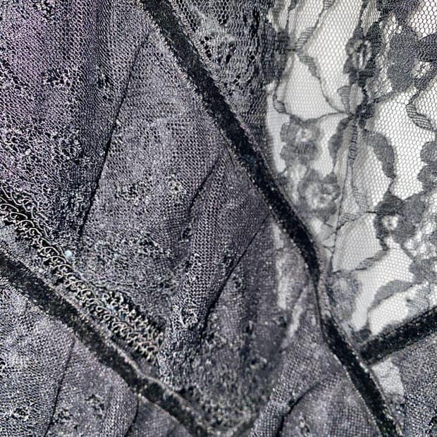 블랙 레이스 케이프 고딕 고스 펑크