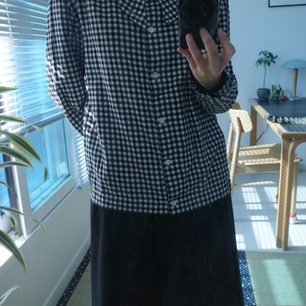 메르시보꾸 체크 셔츠