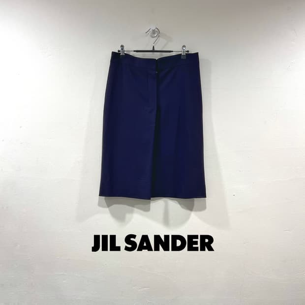 JIL SANDER 질샌더 울 스커트