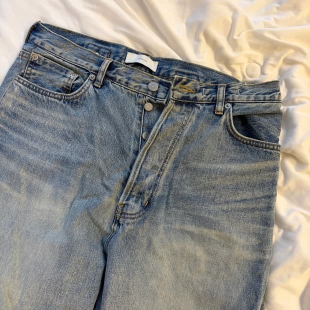 OURSELVES Washed Denim Jeans