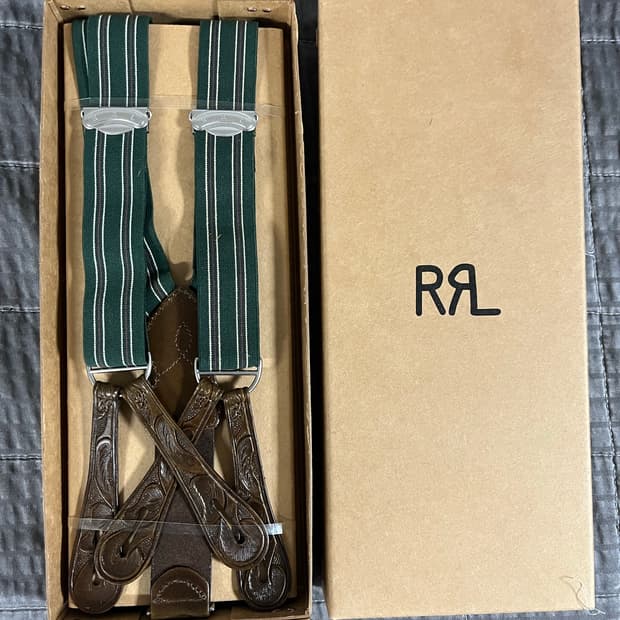 더블알엘(RRL) 핸드툴 서스펜더 브레이스 멜빵 벨트