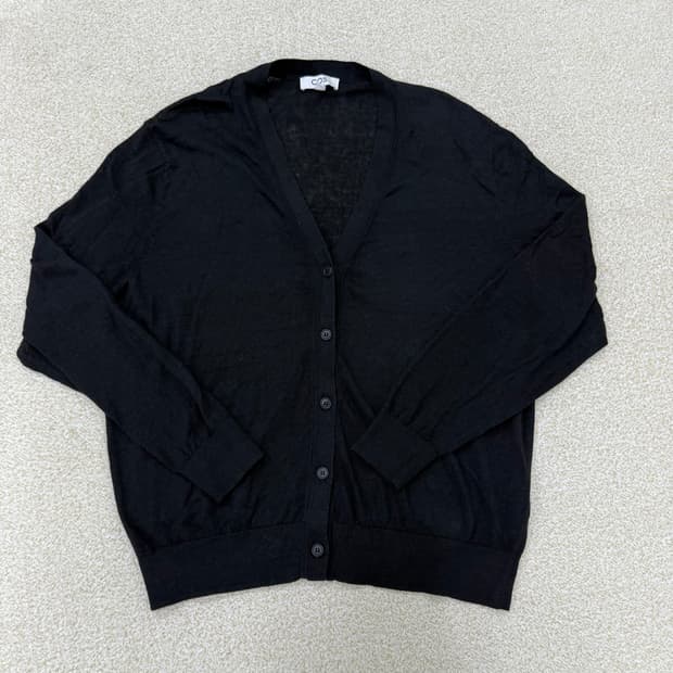 [M] 코스 여성 블랙 가디건 1229T2
