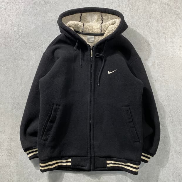 [95] 00s Nike 나이키 올드스쿨 플리스 후드집업 자켓