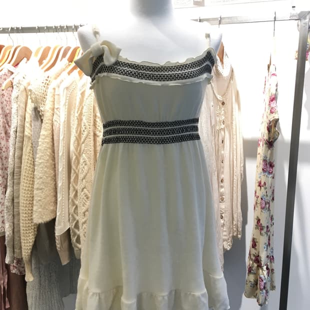 LIZ LISA(리즈리사)/ 히메갸루원피스 리즈리사원피스 고전리본원피스