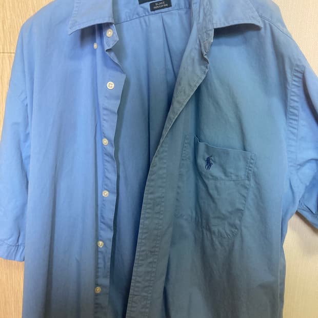 폴로 랄프로렌 하늘색 셔츠