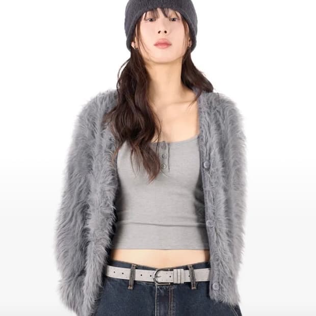 릿킴 퍼 가디건