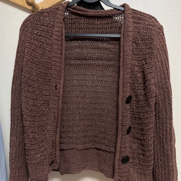 갈색 가디건 3000