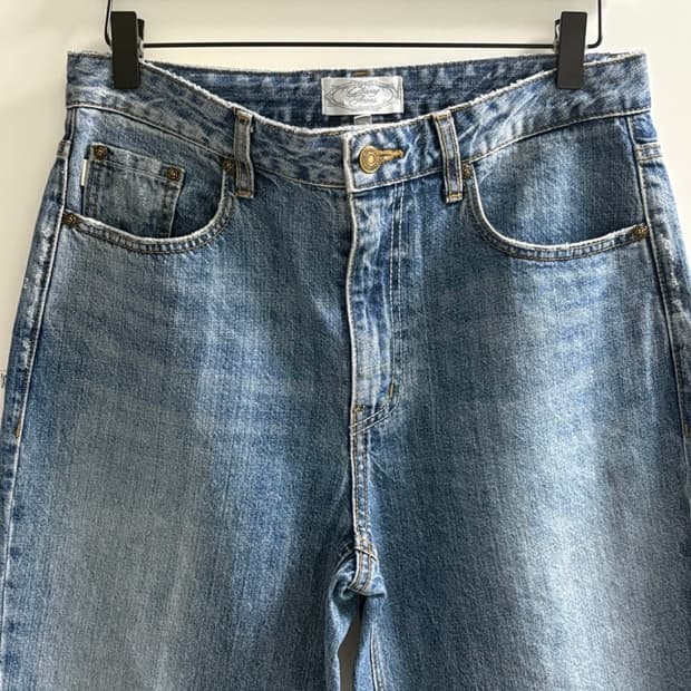 글로니 93 미드라이즈 루즈핏 진 청바지 M