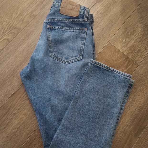 오어슬로우 105 90s Used Wash 데님 0사이즈