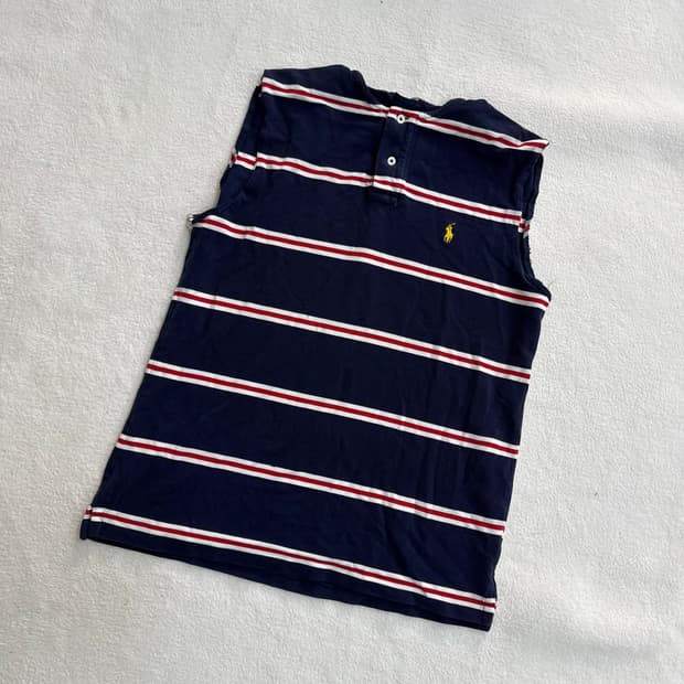 실측확인 폴로랄프로렌 리폼 민소매 0331T