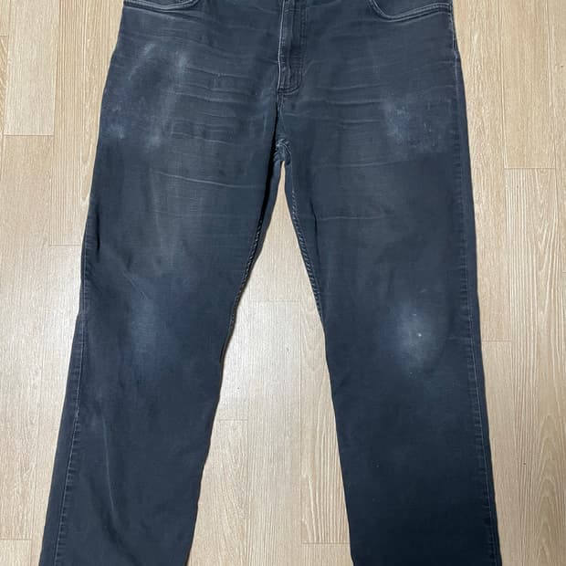 칼하트 싱글니 블랙 38