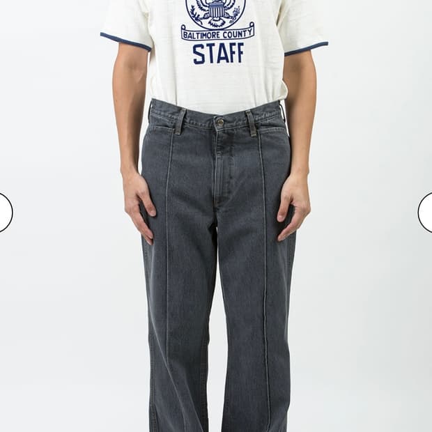 [34] 캐피탈 프리스코 블랙 데님 팬츠