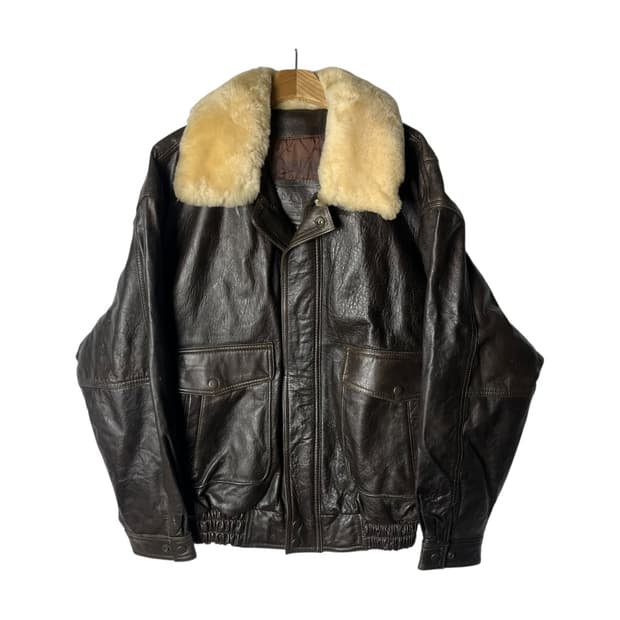 [Rocky Top] 빈티지 재팬 램스킨 무스탕 봄버자켓