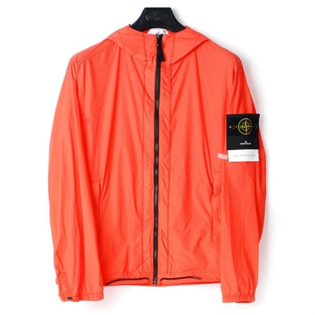 20SS 스톤 스킨터치나일론후드자켓 오렌지(L)