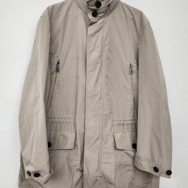 버버리 사파리  하프 패딩