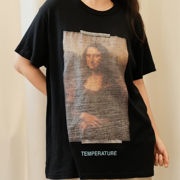 오프화이트 18SS 모자리자 백로고 프린트 반팔 티셔츠 블랙