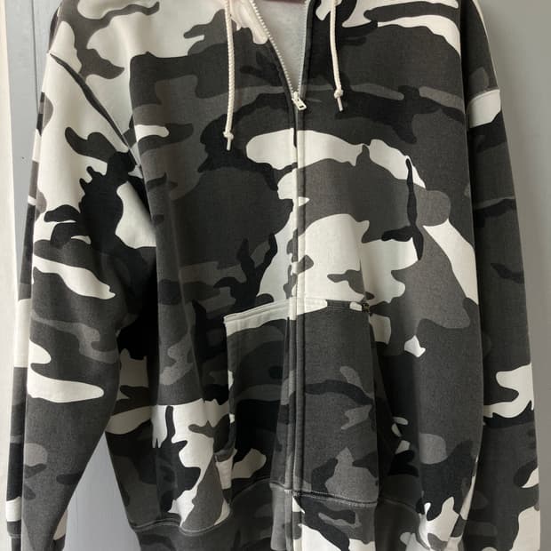슈프림 후드 워크 집업 스노우카모 supreme camo