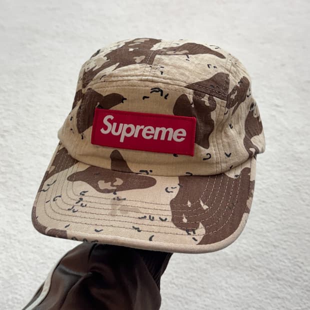 슈프림 카모 데저트볼캡 모자