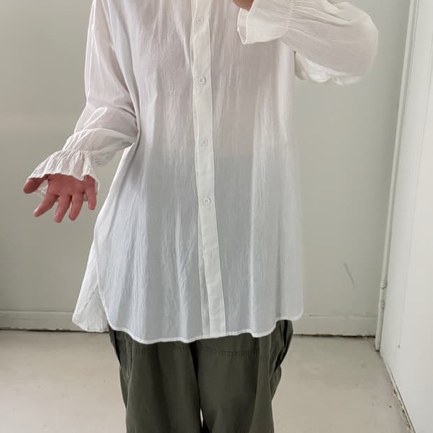 일본빈티지 화이트 블라우스 셔츠